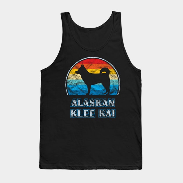 Alaskan Klee Kai Vintage Design Dog Tank Top by millersye